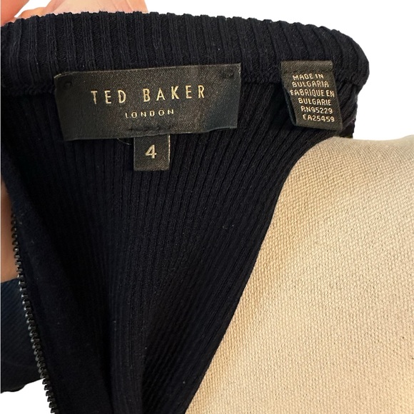 TED BAKER Metallic tweedy boucle A-line dress - Picture 5 of 6